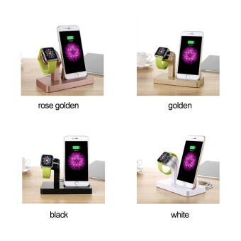 Moonar Fashion Dual Functions Docking Charger Station Stand CradleHolder For IPhone IWatch Apple Watch (Black) Jun 2018 - 3 Moonar Fashion Dual Functions Docking Charger Station Stand CradleHolder for iPhone iWatch Apple Watch (Black) - 3