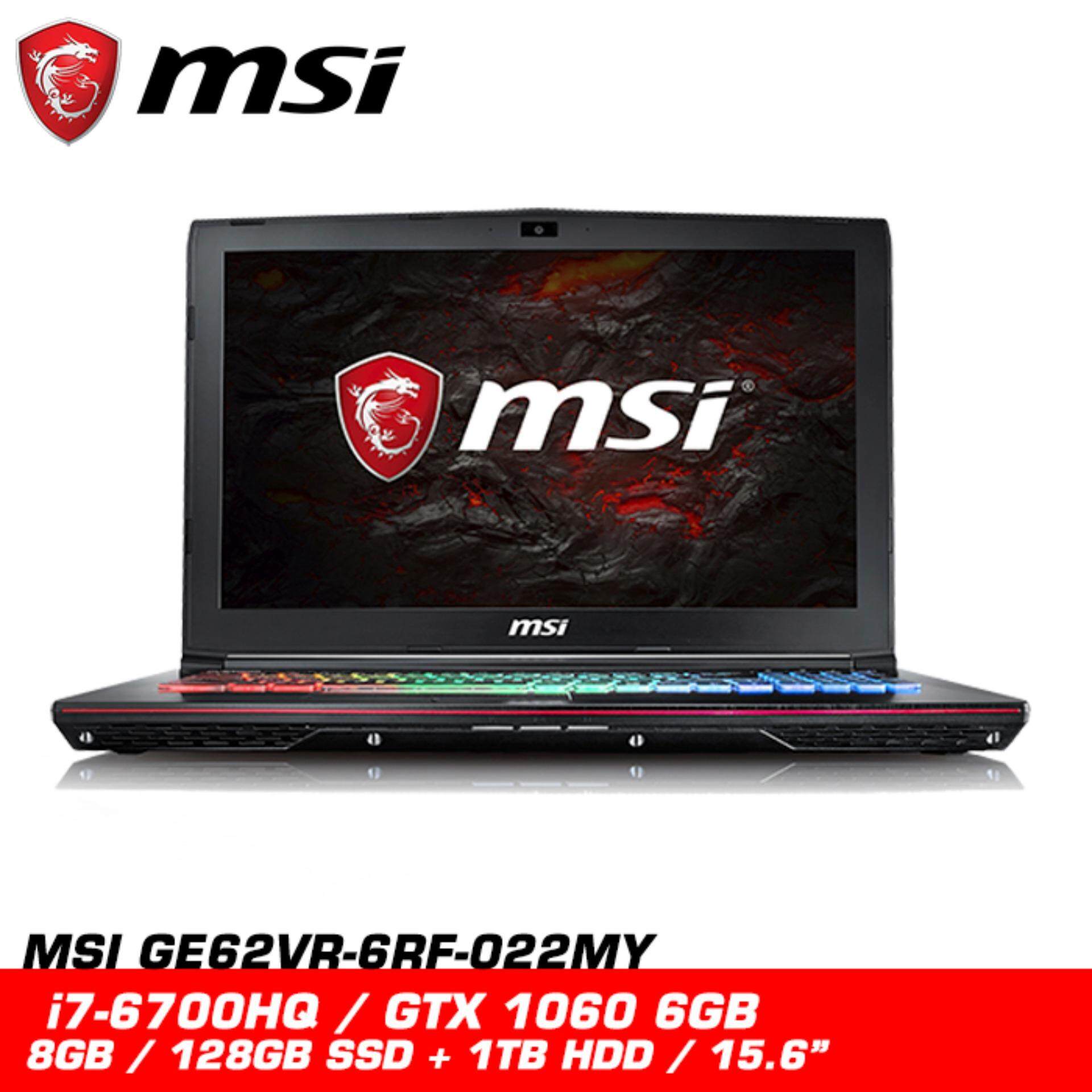 MSI GE62VR 6RF 022MY APACHE PRO (GTX1060 6GB DDR5) Malaysia