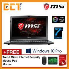 MSI GL62M-7RDX-1216 15.6 FHD Gaming Notebook (i5-7300HQ,1TB,4GB,GTX1050-2G,W10Pro) - Black Malaysia