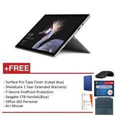 NEW Microsoft Surface Pro - Core i5 8G/256GB Free Surface Pro Type Cover (Cobalt Blue) + Shieldcare 1 Year Extended Warranty + F-Secure EndPoint Protection + Office 365 Personal + Arc Mouse (Black) + Seagate 1TB External Hard Disk(Blue) Malaysia