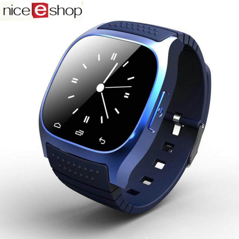 niceEshop Bluetooth Smart Wrist Watch Android Mobile Phone Watch, Blue Malaysia