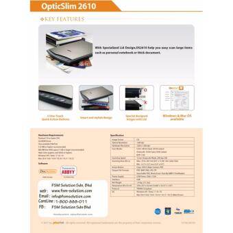 Plustek OpticSlim 2610 scanner