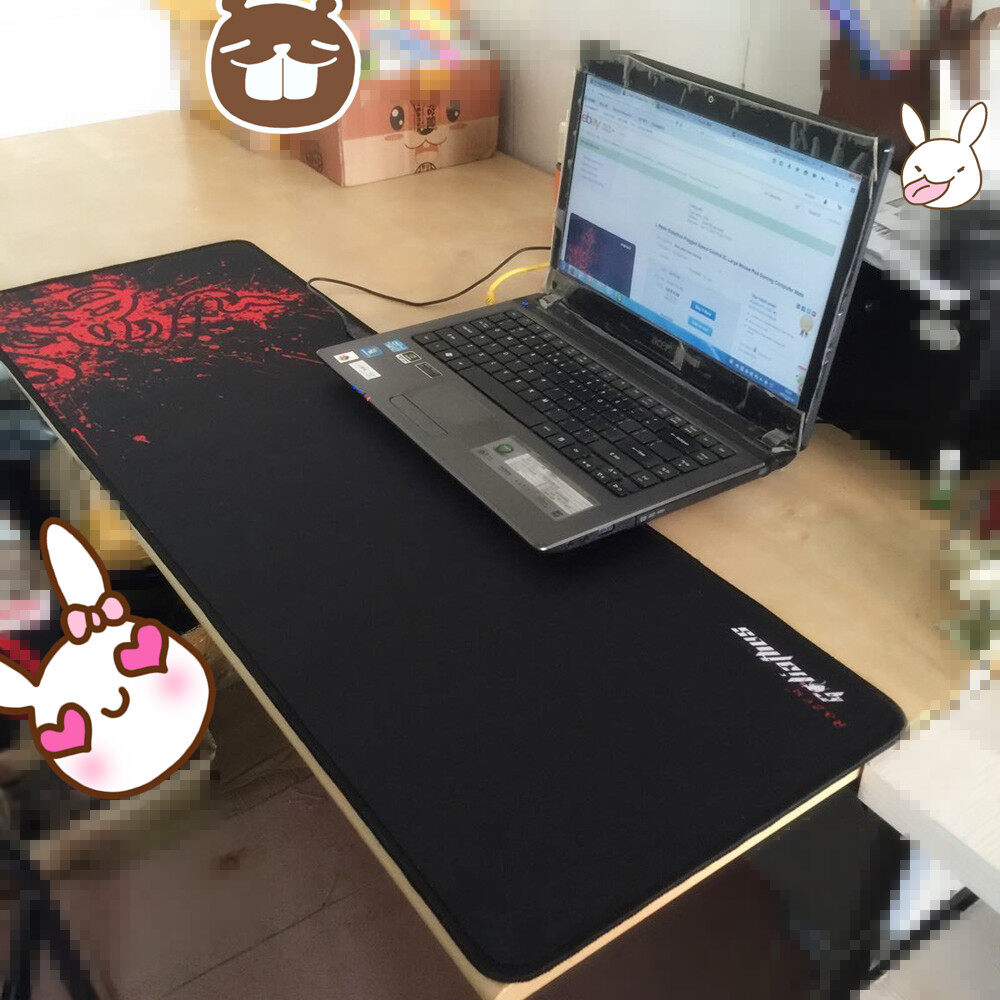 Red Rubber Razer Goliathus Mantis Speed Gaming Mouse Pad Mats 900*300MM XL Large Size Malaysia