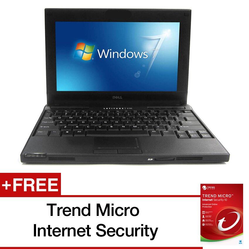 (Refurbished) Dell Latitude Mini 2100 Business Class Notebook (Intel Atom 1.60Ghz,250GB HD,2GB Ram,Intel GMA950,10.1,7PRO) - Free Trend Micro Internet Security Malaysia