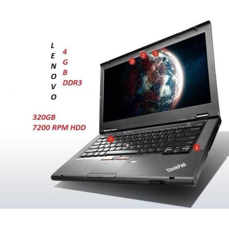 (REFURBISHED) LENOVO Thinkpad T430 INTEL CORE i5 3RD GEN/4GBDDR3/320GB HDD/INTEL HD GRAPHIC/14LED/WIN 7 PRO Malaysia