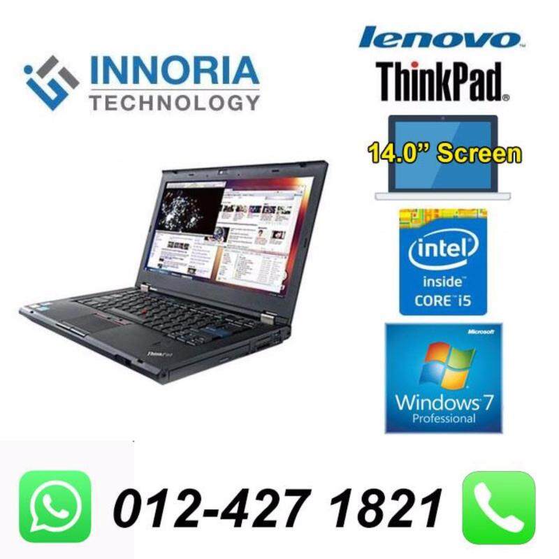 (Refurbished Notebook)LENOVO THINKPAD T430 LAPTOP / i5-3320M / 4GB
RAM / 320GB HDD / 14 inch Screen / Windown 7 Malaysia