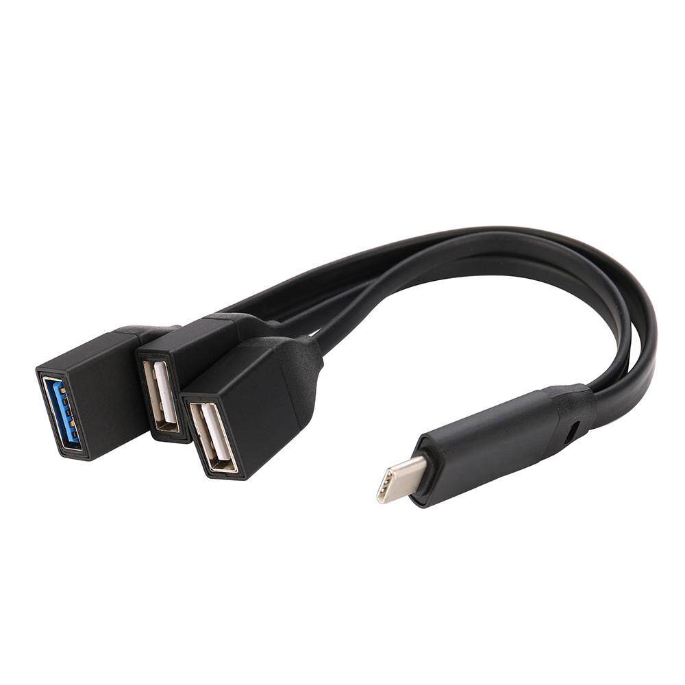 South Rise USB-C 3.1 Jenis C untuk USB HUB 3 Port HUB Adaptor Kabel untuk Ponsel Laptop Buah Macbook- internasional