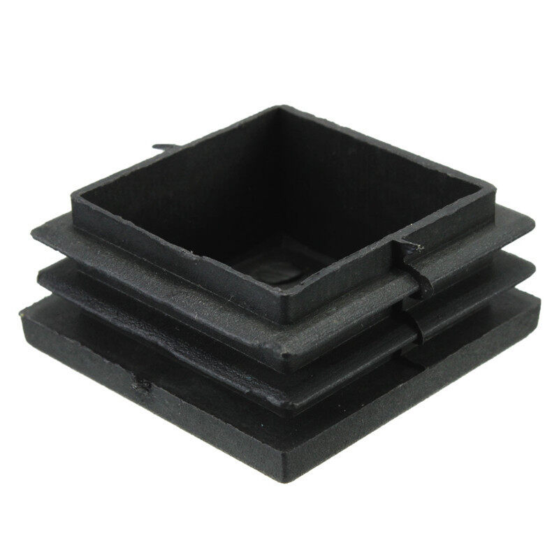 Buy 10Pcs Plastic Black Blanking End Caps Square Inserts For Tube Pipe Box Section 25x25mm Malaysia