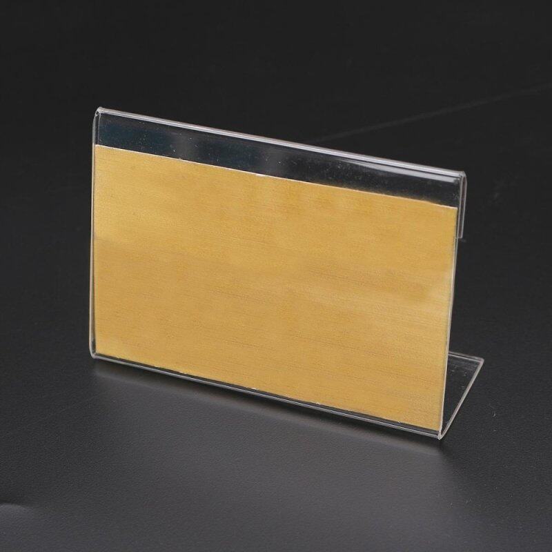 Buy 20pcs Acrylic Name Card Display Holder Label Price Sign Tag Shop Stands 9cmx6cm Malaysia