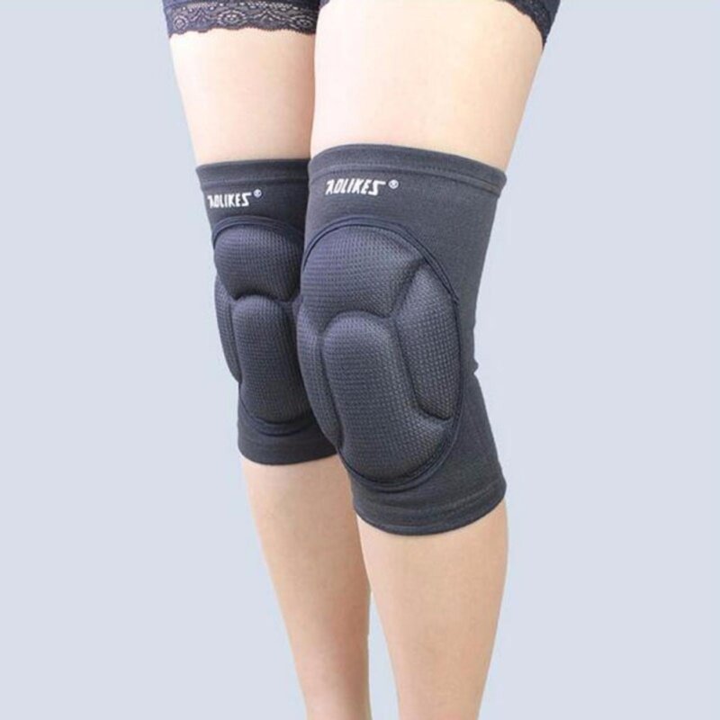 Buy 2pcs/lot Sponge Knee Support Black Soccer Knee Pads Protector
Sports Fitness Kneepads Goalkeeper Football Volleyball Knee Support
- BLACK Malaysia
