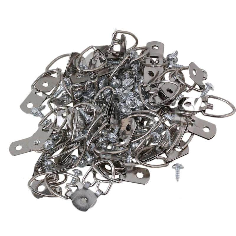 Buy 3.2x1.5cm D Ring Single Hole Picture Frame Hanger Hooks Set of 50
Silver Malaysia
