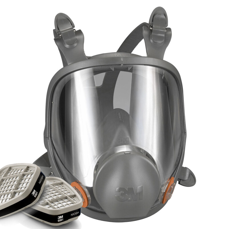 Buy 3M 6800 Full Facepiece Respirator + 3M 6001 Organic Vapor Cartridge Malaysia