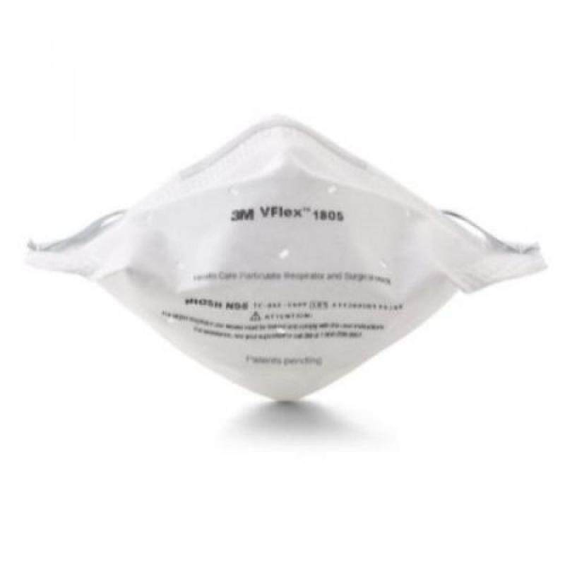 3M Health Care 1805 Vflex Particulate Respirator Mask, Regular (Pack of 400)