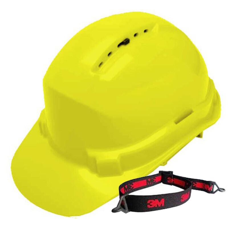 Buy 3M M-602S Slide-Lock Hard Hat, Yellow, W/ Chin Strap Malaysia