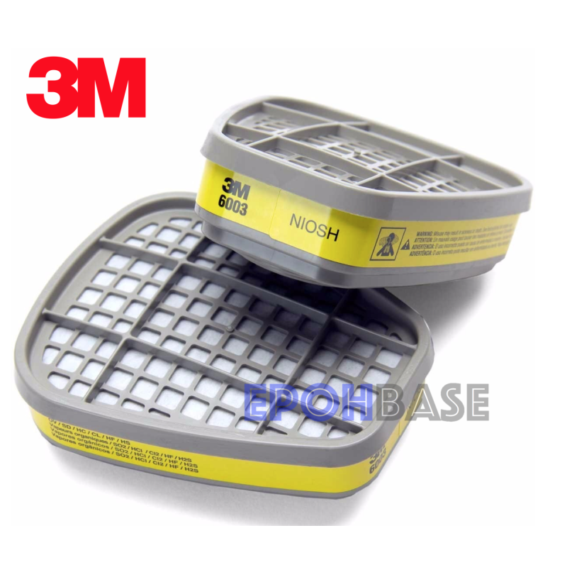 Buy 3M Organic Vapor/ Acid Gas Cartridge 6003 (Pack of 2) Mask Filter Malaysia