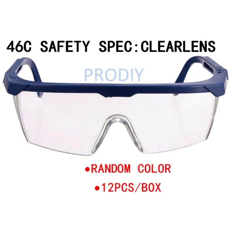 Buy 46C 12PCS SAFETY SPEC CLEARLENS (RANDOM COLOR), 46C 12PCS EYE PROTECTION CLEARLENS (RANDOM COLOR) Malaysia