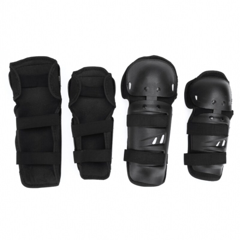 Buy 4Pcs Adult Youth Knee Elbow Shin Protective Guard Pads Dirt For
Racing Bicycle Motorcycle (Black) Malaysia