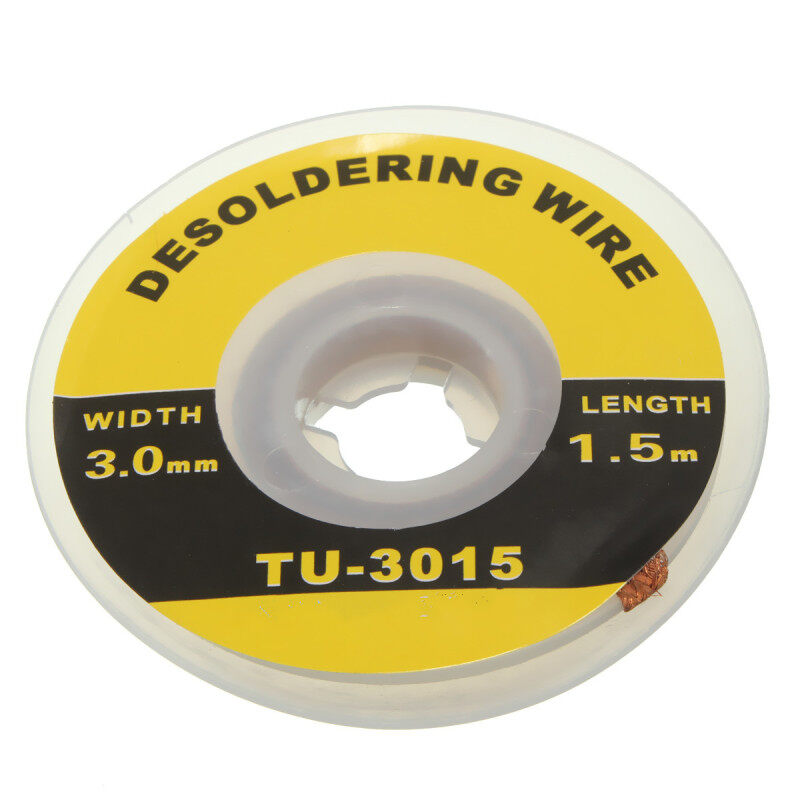5 Feet /1.5M 3mm Desoldering Braid Solder Remover Wick Wire Repair
Tool