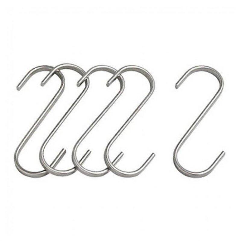 Buy 5-Pack Curtain Stainless S-Shaped Kitchen Hanging Hooks Malaysia