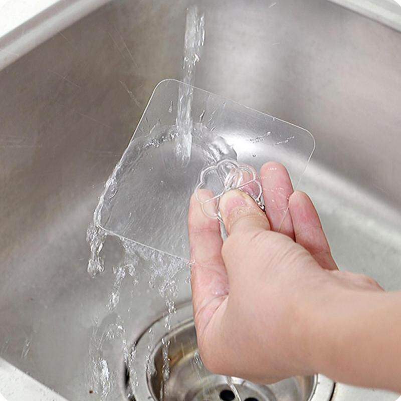 5pcs Load Bearing 10KG Seamless Adhesive Hook Strong Stick Hook Kitchen Wall Hanger