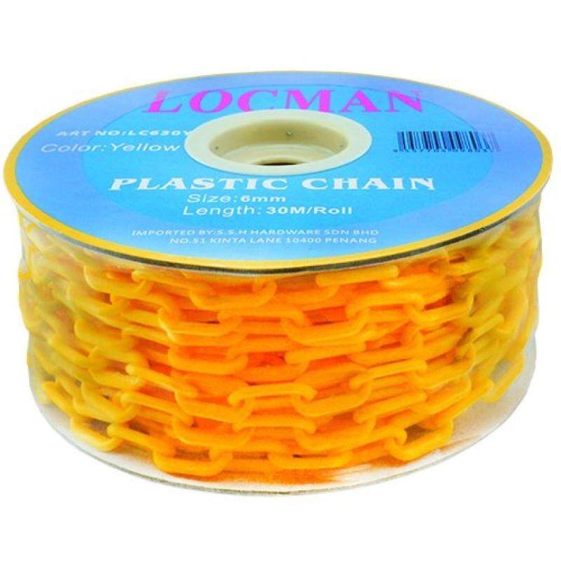6MMx25M PVC Chain (Yellow)