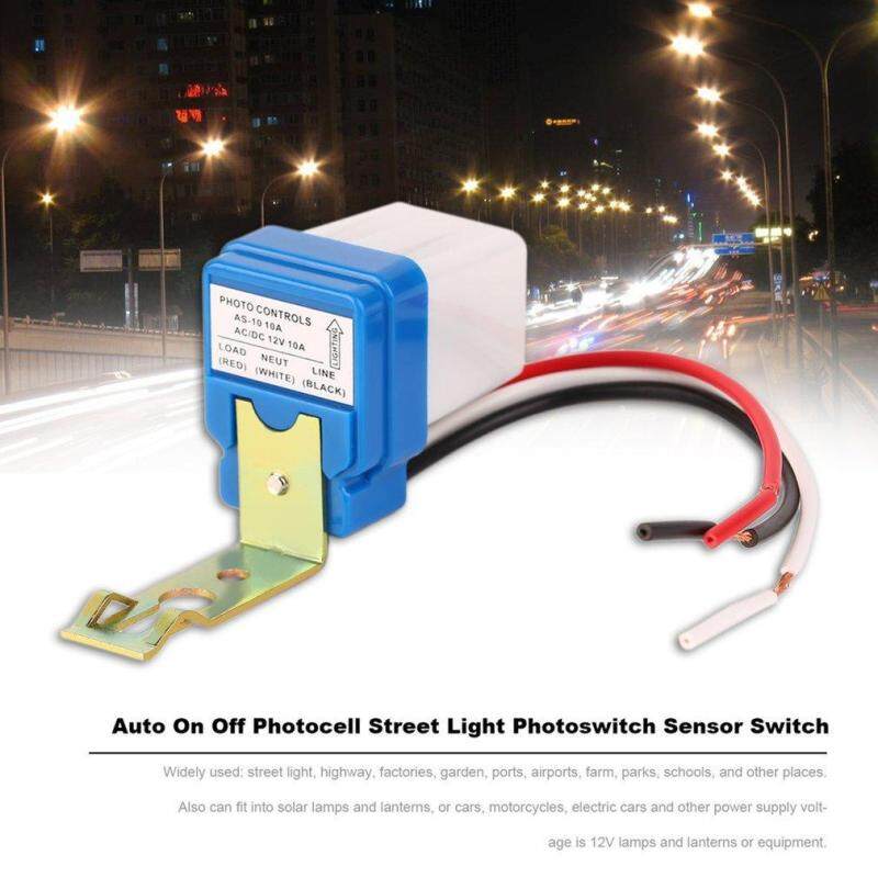 Buy AC DC 12V 10A Auto On Off Photocell Street Light Photoswitch Sensor Switch Malaysia