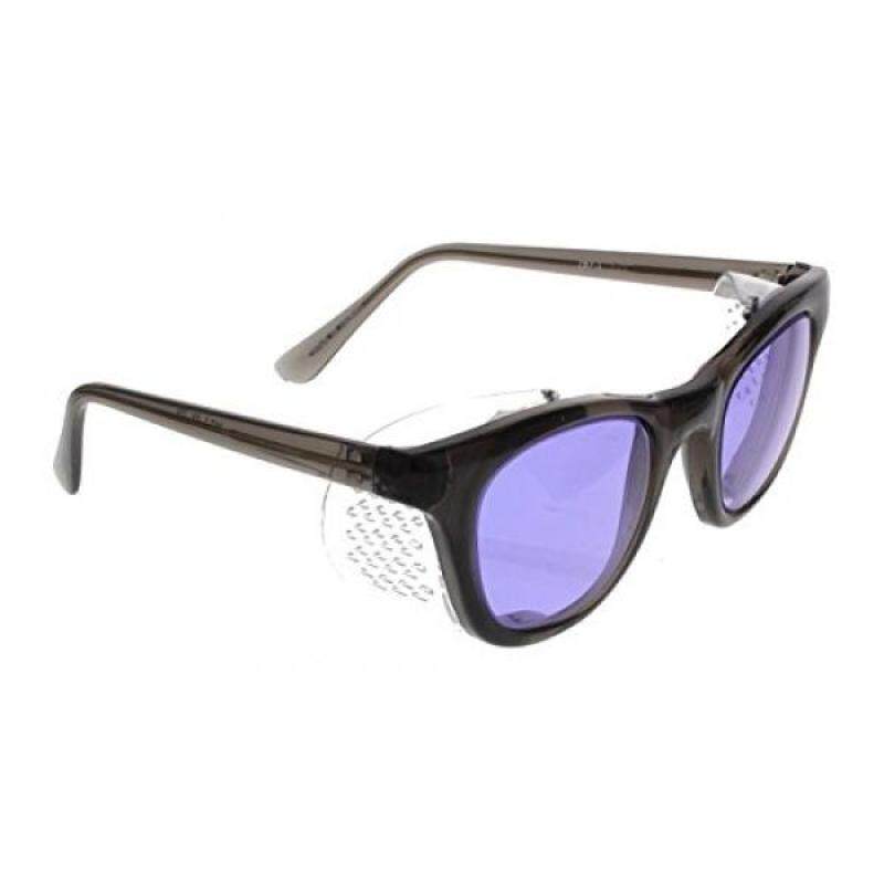 Buy Ace Didymium Glass Working Spectacles in Economy Plastic Safety Frame with Permanent Side Shields - 50mm Eye Size Malaysia
