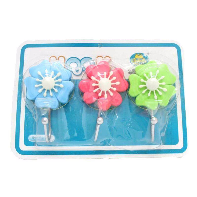 AS Flower Kitchen Bathroom Wall Hook (XZ8090) (3 in 1)