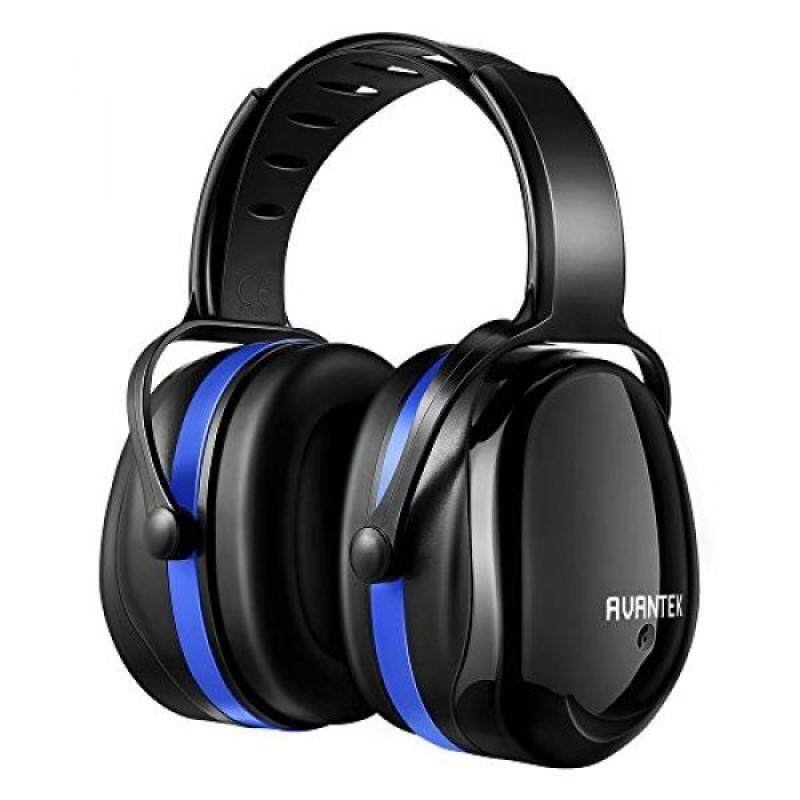 AVANTEK Ear Protection, 34dB Professional Hearing Protection Noise Reduction Safety Ear Muffs, Flexible Twist Headband for Durable and Comfortable Fit