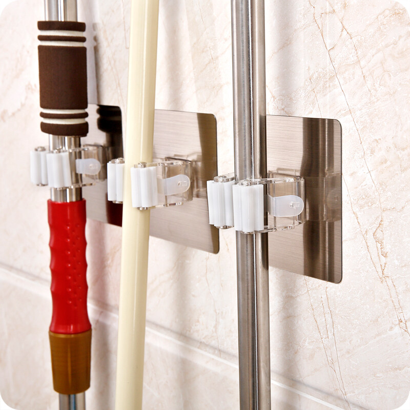 Buy Bathroom mop rack hanging folder mop rack Malaysia
