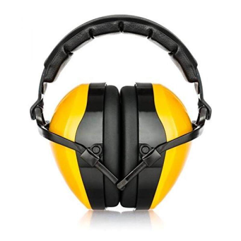 Bisonfield EM-800y Adjustable Padded Headband with Soft PVC Ear Cups - Yellow