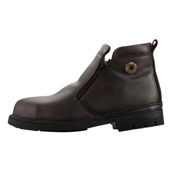 Black Hammer 4000 Series Mid Cut Zip On Safety Shoes April 2018 - 2 Black Hammer 4000 Series Mid cut Zip on Safety Shoes - 2