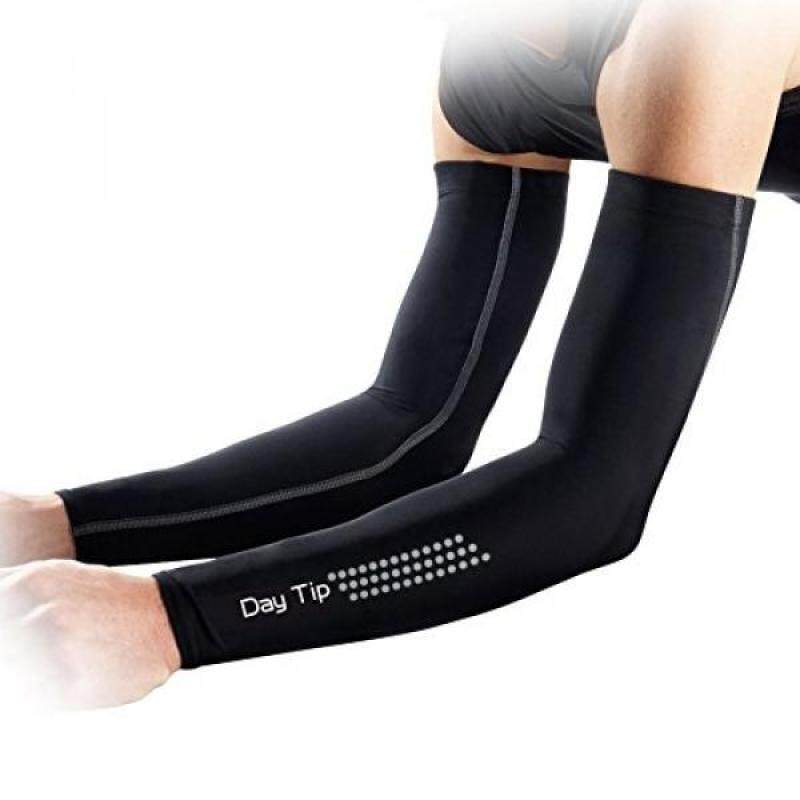 Compression Arm Sleeves, UV Protection Cooler, Sports Elbow Warmers Support for Cycling,Golf,Hiking,Baseball,Basketball 1 Pair