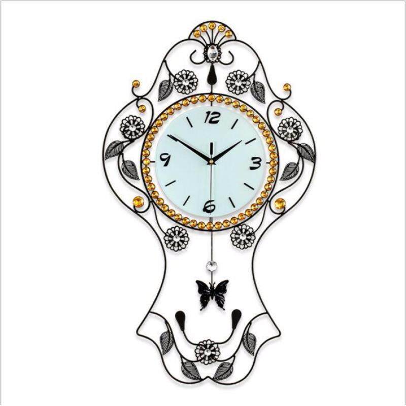 Buy Creative swing wall Clock fashion living room European personality mute quartz clock Malaysia