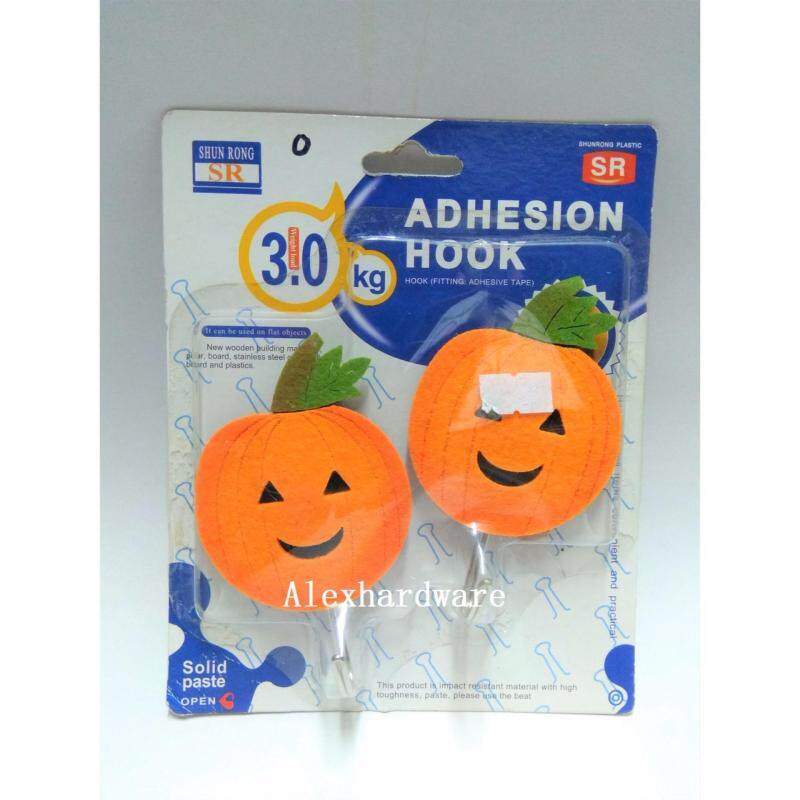 CUTE CLOTH HOOK, 2-piece-pack (included Double-sided tape) -
PUMPKIN