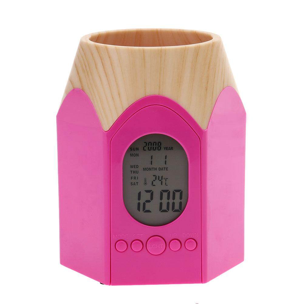 BEAUTIY CITY Digital LED Night Light Alarm Clock Calendar(Red) - intl