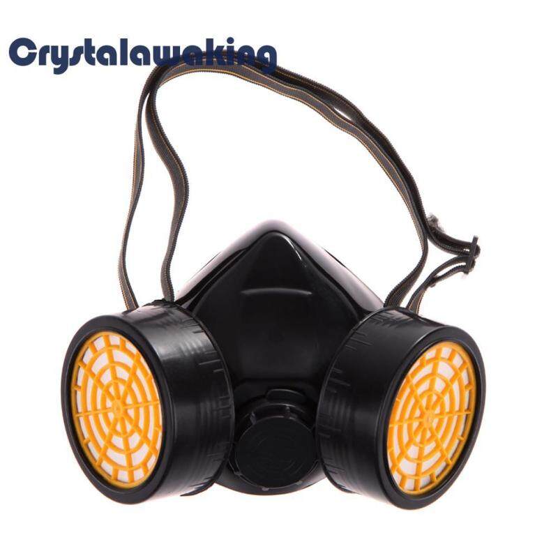 Buy Dual Gas Filter Anti Dust Paint Respirator Mask Goggles Industrial Safety Malaysia