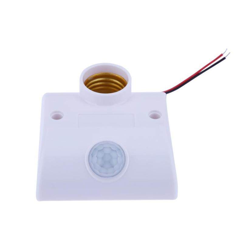 Buy E27 Infrared Motion PIR Sensor Light Lamp Holder Switch Tide for Corridor (White) Malaysia
