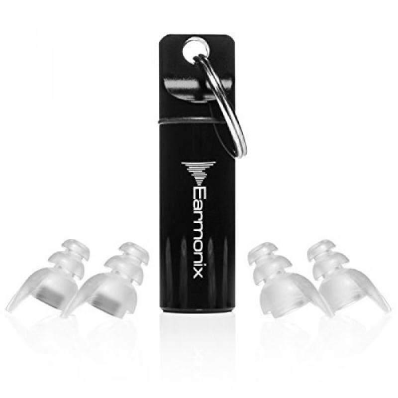 Earmonix Flying & Travel Ear Plugs – Noise Reduction Earplugs for Airplanes, Buses, Driving – Reduces Air Pressure Changes, Road and Background Noise - Reusable Easy to Clean and Carry