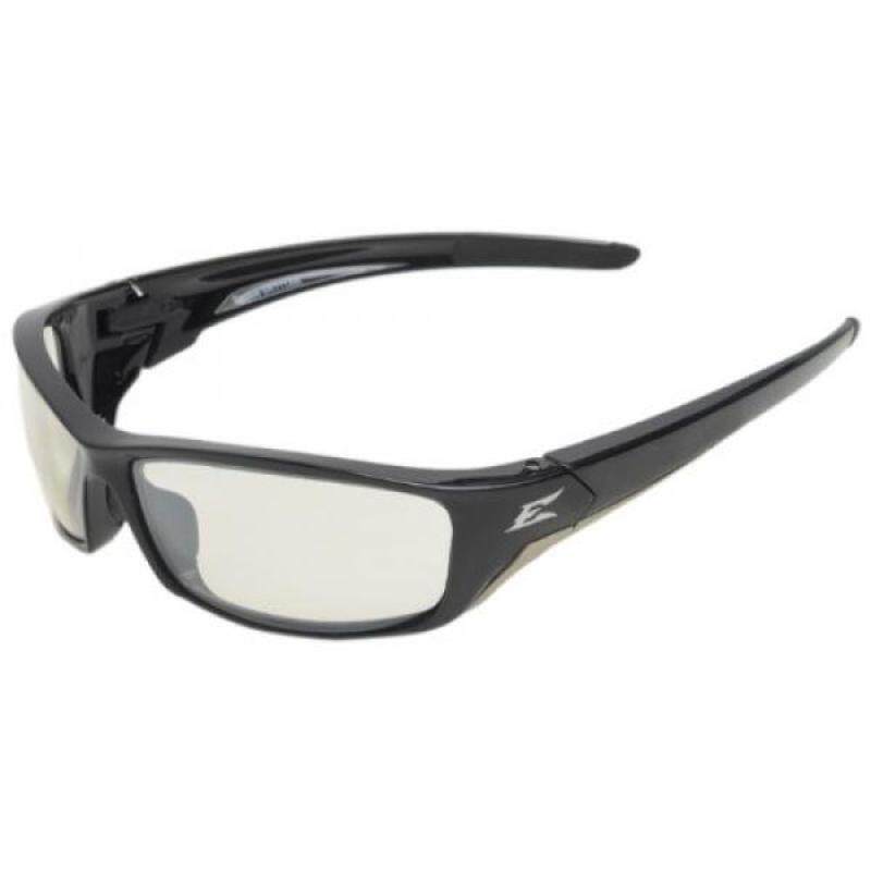 Edge Eyewear SR111AR Reclus Safety Glasses, Black with Clear Anti Reflective Lens