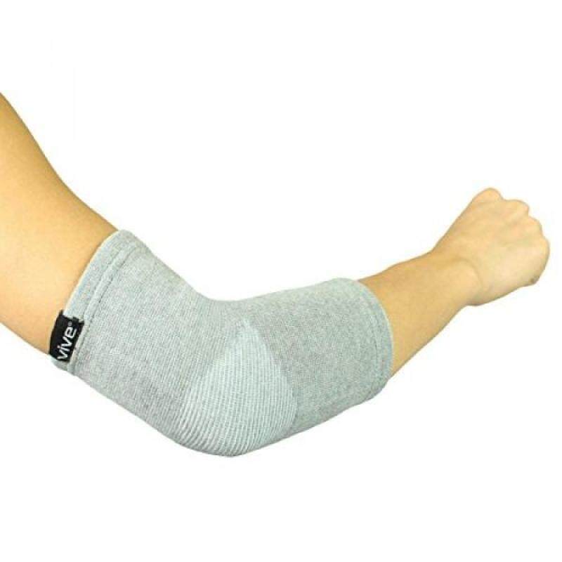 Buy Elbow Sleeve by Vive (Pair) - Bamboo Charcoal Compression Elbow Support for Tendonitis, Golfers & Tennis Elbow - Men & Women (Small / Medium) Malaysia