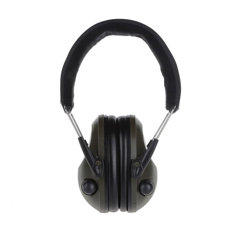 Electronic Hearing Protector Noise Canceling Ear Muffs (Olive
Green)