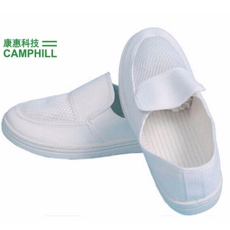 Buy ESD PVC Anti-static Cleanroom Mesh Industrial Shoe White Size:265/43 Malaysia