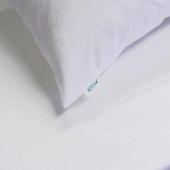 Essina Candies White 100% Cotton Fitted Bedsheet Set With Quilt Cover Julai 2018 - 2 Essina Candies White 100% Cotton Fitted Bedsheet set with Quilt Cover - 2