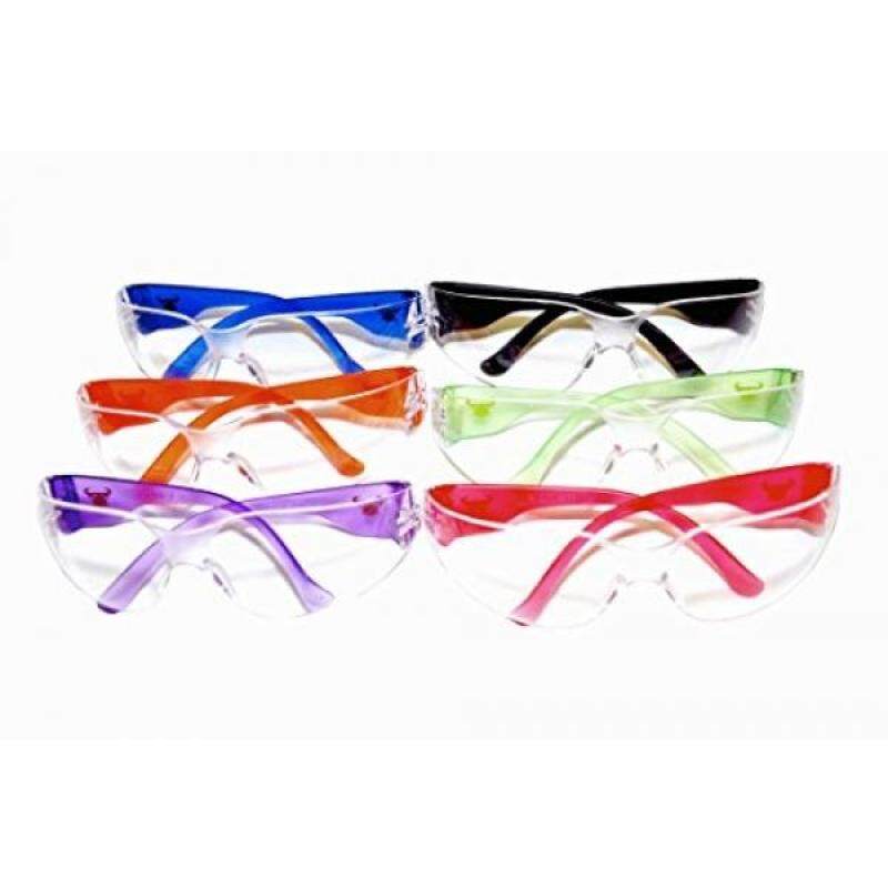 G & F 13016NEW EyePRO Safety Goggles with 99% Protection Against UV-A, B and C Rays, Impact, and Ballistic Resistant and Clear Lenses (12 Pack)