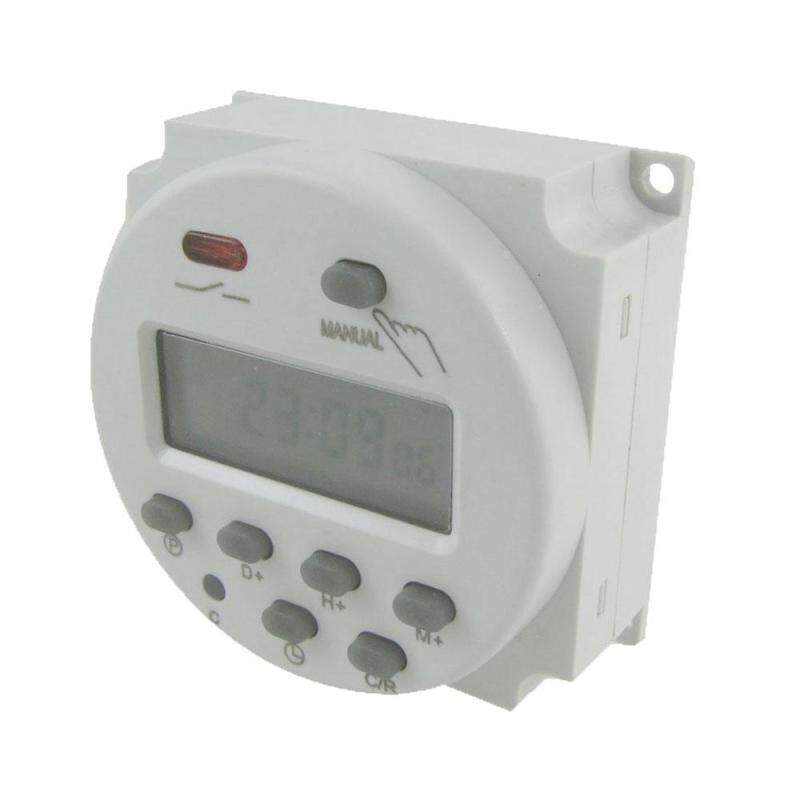 Buy gaoshang DC 12V Digital LCD Power Programmable Light Timer Time Switch Relay(White) Malaysia