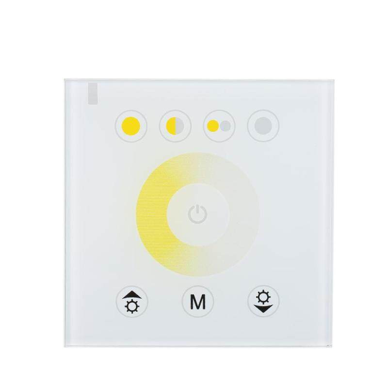 Buy Glass Touch Panel Dimmer Controller Wall Mounted Color Adjuster DC12V-24V for Hotel Home Club Decoration Malaysia