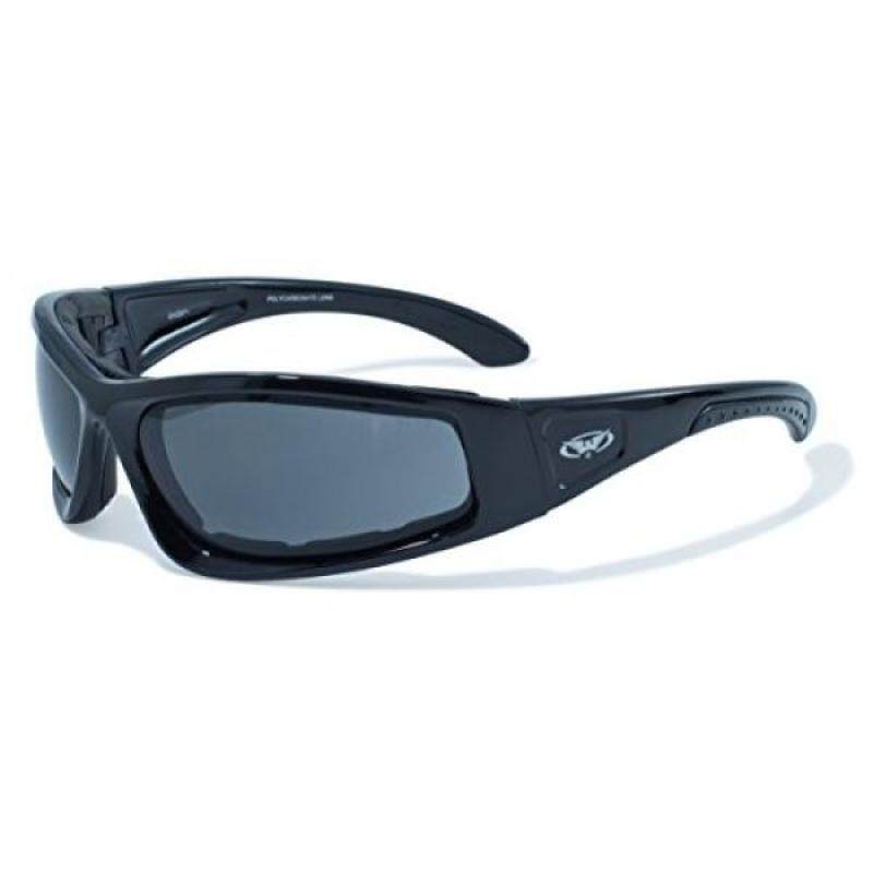 Global Vision Eyewear Black Frame Triumphant Safety Glasses, Smoke, Smoke