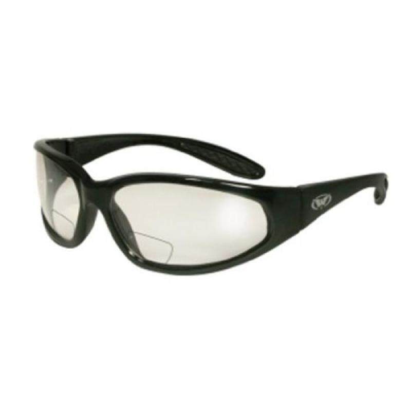Global Vision Eyewear Hercules Bifocal 2.0 Magnification Anti-Fog Safety Glasses with EVA Foam, Clear Lens