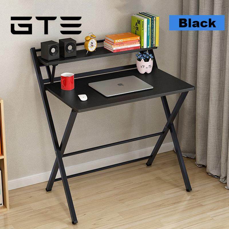 Gte Multiple Use Adjule Laptop Table Stand Portable Standing Bed Gte Multiple Use Adjule Laptop Table Stand Portable Standing Bed Desk Foldable 3 Colors Available Black Malaysia